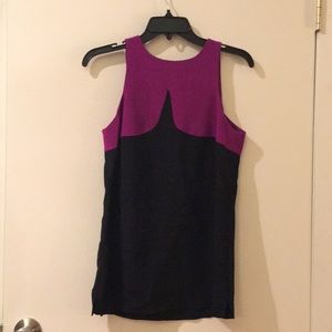 Jay Godfrey Silk Colorblock Top